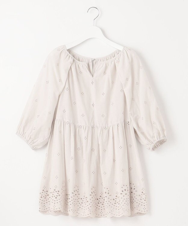 23区 【SLOW/洗える】エンブロイダリーレース ブラウス ベージュ系