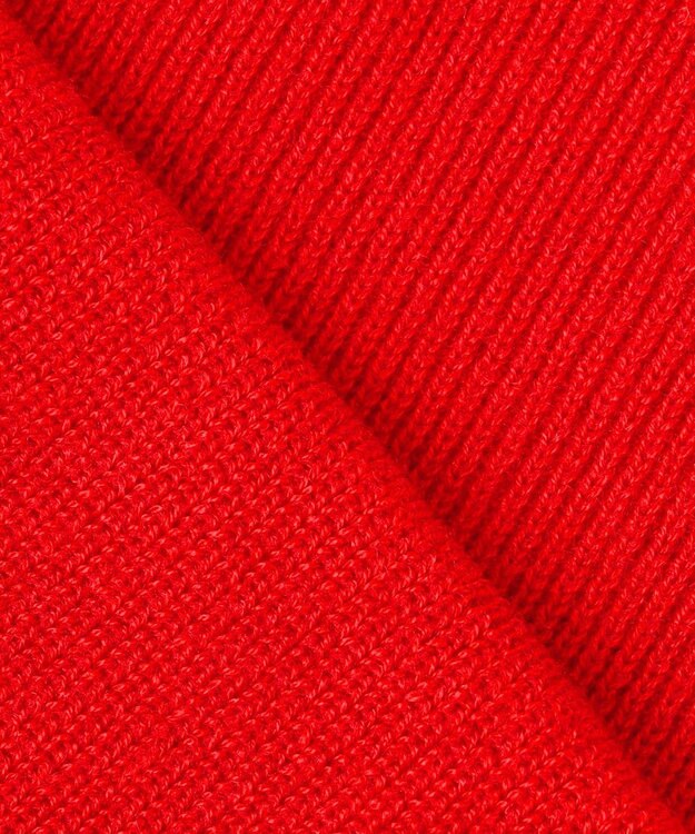 ICB 【洗える】 ウールポリエステルハイゲージ ニット レッド系