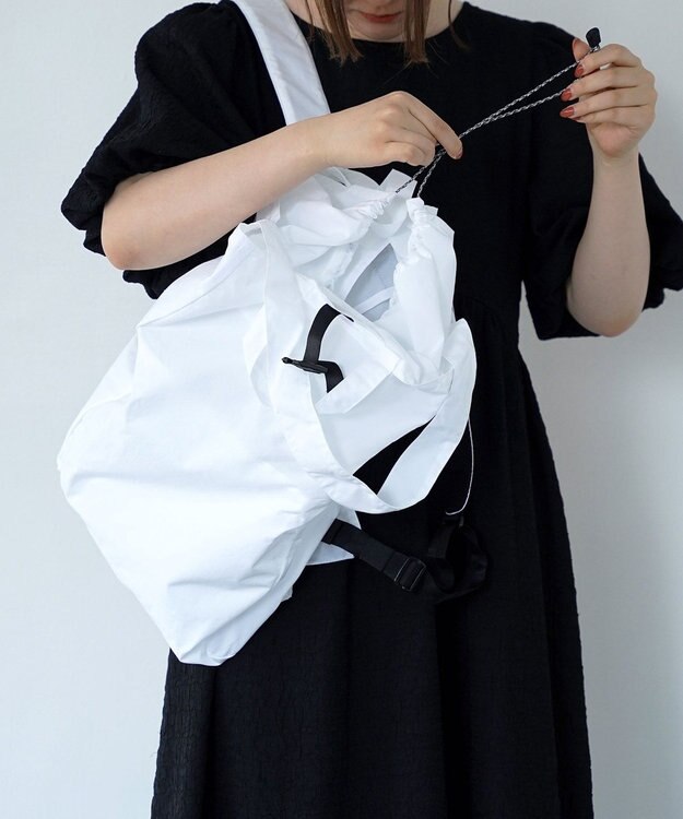 NIZYU KANO ポケッタブル 3wayリュック ホワイト