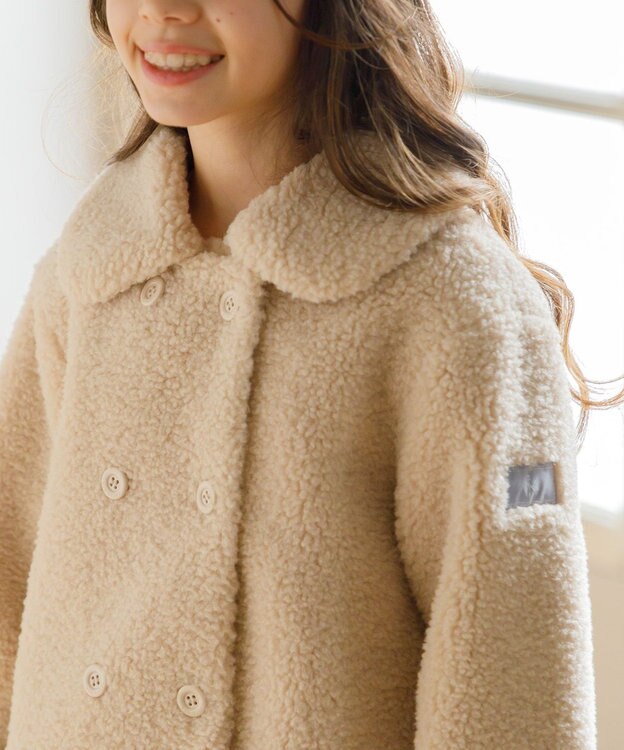 組曲 KIDS 【150-170㎝】スライバー ピーコート ベージュ系