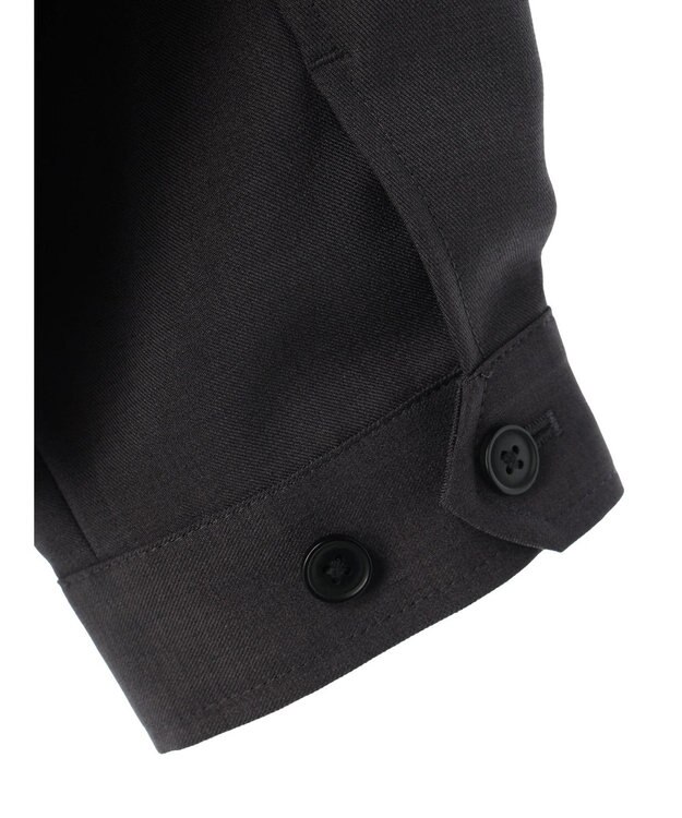 CRAFT STANDARD BOUTIQUE ポリエステルツイルスポーツジャケット Charcoal Gray