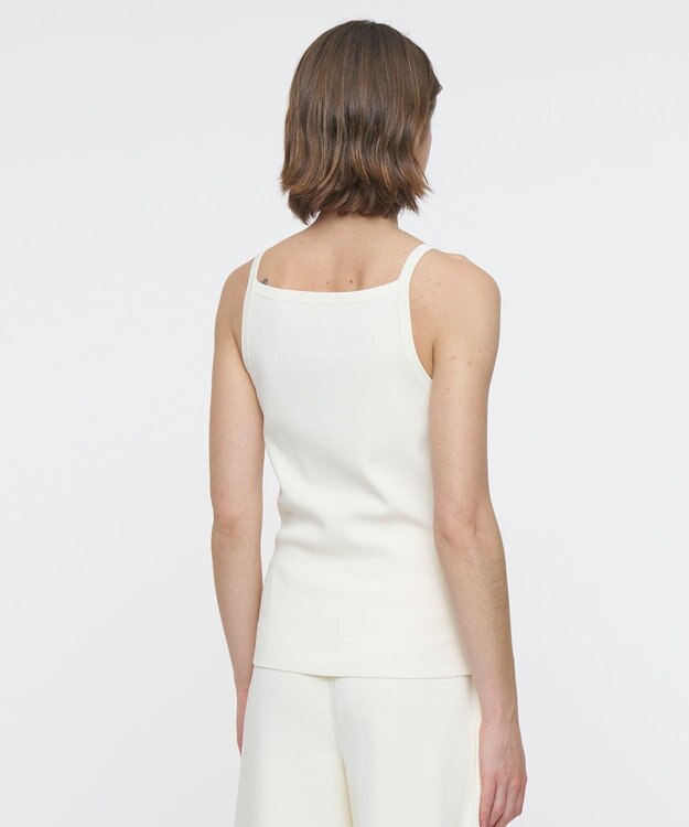 JOSEPH フルニードルビスコース　ニットタンクトップ Ivory