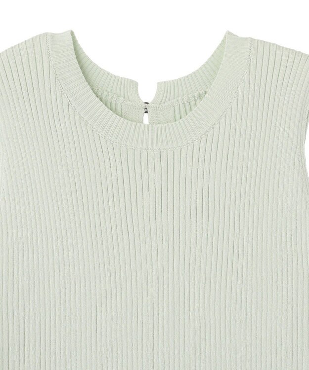 earth music&ecology 前後2WAYスリット釦タンクトップ Mint