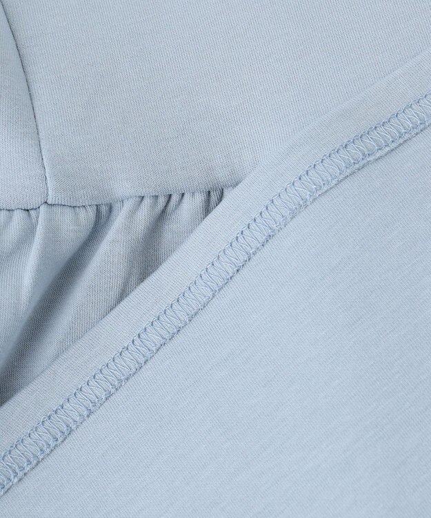 組曲 KIDS 【150-160㎝】ボウタイリボン トップス サックス系