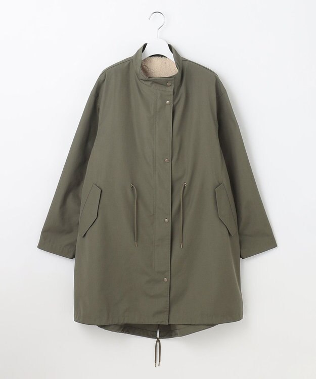 23区 S 【SLOW/一部店舗限定】マルチウェイ モッズコート カーキ系