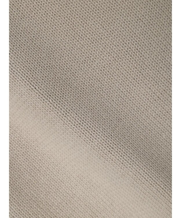 CRAFT STANDARD BOUTIQUE 洗える クルーネックニットベスト Gray Beige