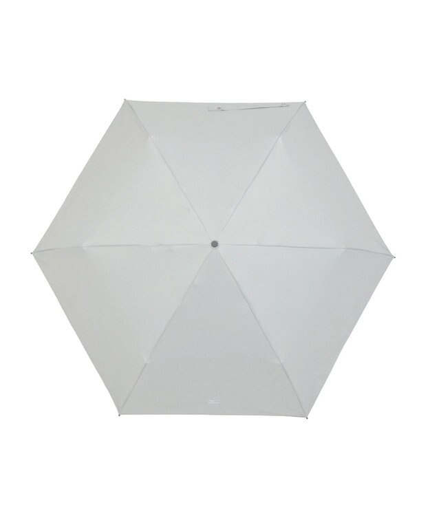 MOONBAT MIZUNO  (ミズノ) 無地 ロゴ 日傘 折りたたみ傘 パラソル 晴雨兼用  一級遮光 遮熱効果 遮光率100% UV遮蔽100% 高遮熱 ライトグレー