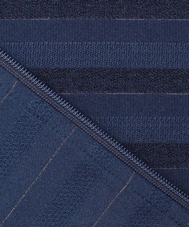 23区GOLF 【WOMEN】便利なUV羽織！【吸水速乾/UVカット】ラメボーダージャージ ネイビー系