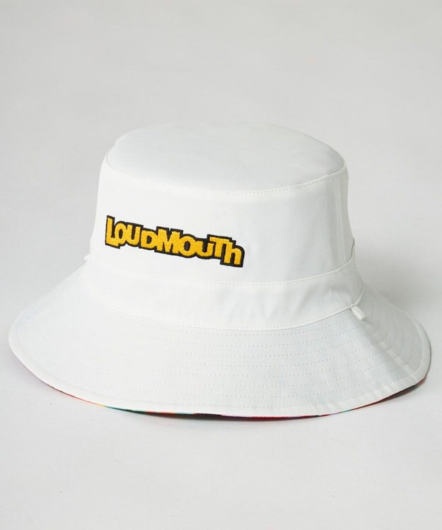 FILA GOLF／marie claire 【LOUDMOUTH】リバーシブルハット Off White