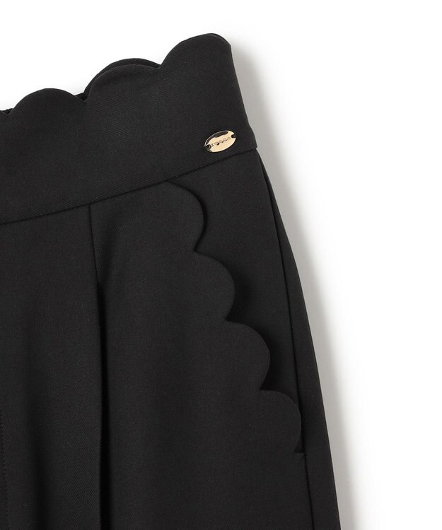 TOCCA 【百田夏菜子さん着用】【消臭】BABY SCALLOP PANTS パンツ ブラック系