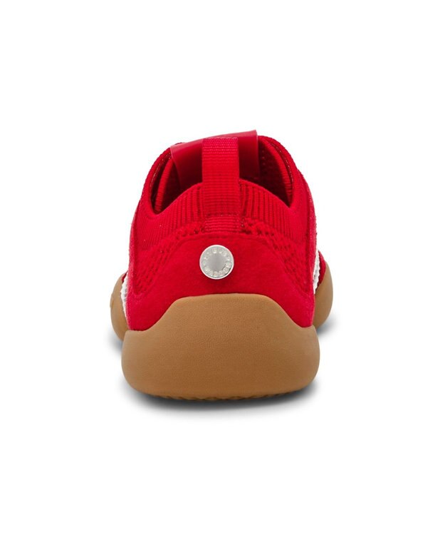 STEVE MADDEN BISCOTTI レトロコートニットスニーカー レッドホワイト