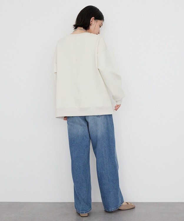 AMERICAN HOLIC サイドドットボタンポンチプルオーバー Ivory