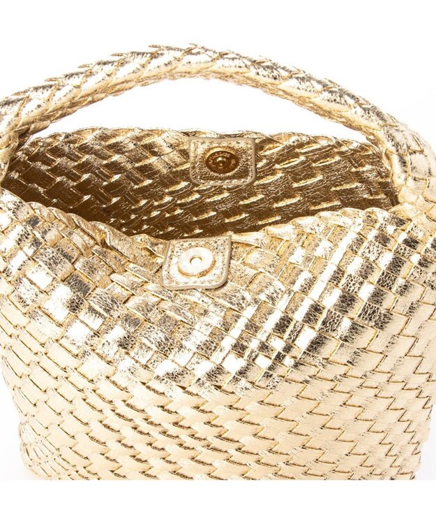 UNBILLION カシュカシュ cachecache / 2wayメッシュミニショルダー ゴールド