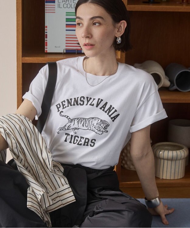 WEGO 【ANGIE VINTAGE】カレッジロゴプリントTee 柄11