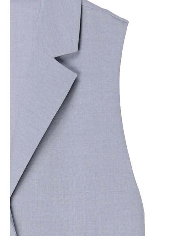 earth music&ecology ロングジレ Grayish Blue