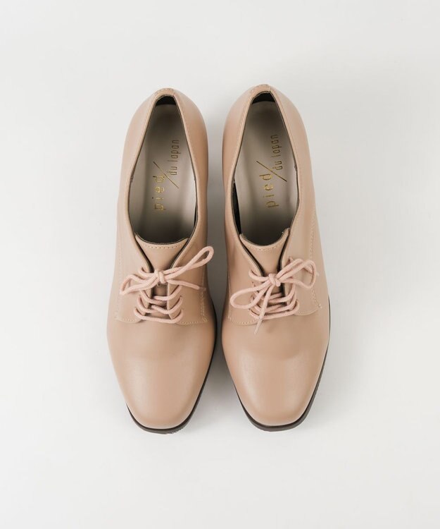BONTRE 【pied du lapan/ピエドラパン】レースアップヒールシューズ/50750ZI オーク