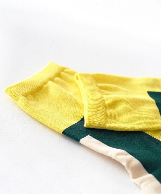 nitorito 【UNISEX】米沢オリジナル柄 oh hori 靴下 yellow