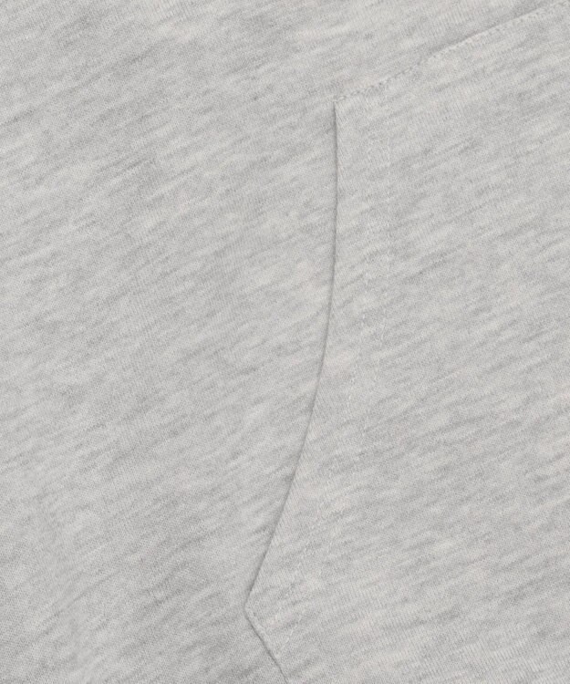 WEGO 【SCHOOLITEM】ルーズフィットZIPパーカー 杢グレー