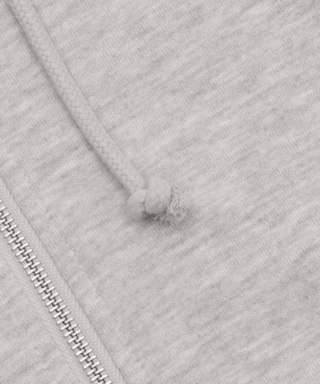 WEGO 【SCHOOLITEM】ルーズフィットZIPパーカー 杢グレー