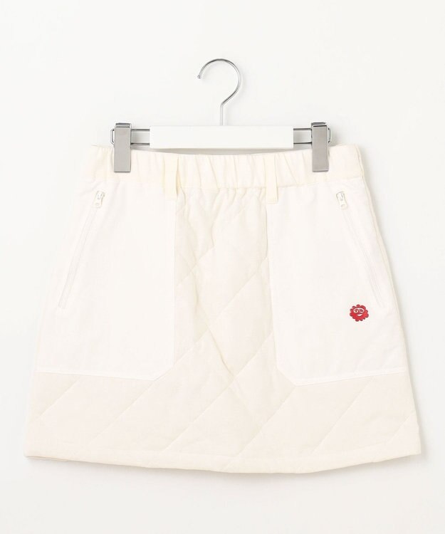 PW CIRCULUS 【裏地付き/防寒】【WOMEN】キルティングスカート ホワイト系