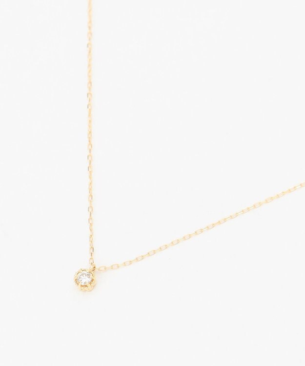 TOCCA 【WEB限定】FLORA K18 DIAMOND NECKLACE K18 ダイヤモンド ネックレス ゴールド系