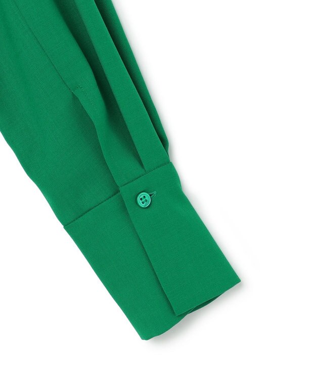 ICB アルタニカツイル バンドカラーブラウス グリーン