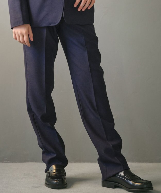 J.PRESS KIDS 【140-170㎝】TWライトギャバ パンツ ネイビー系