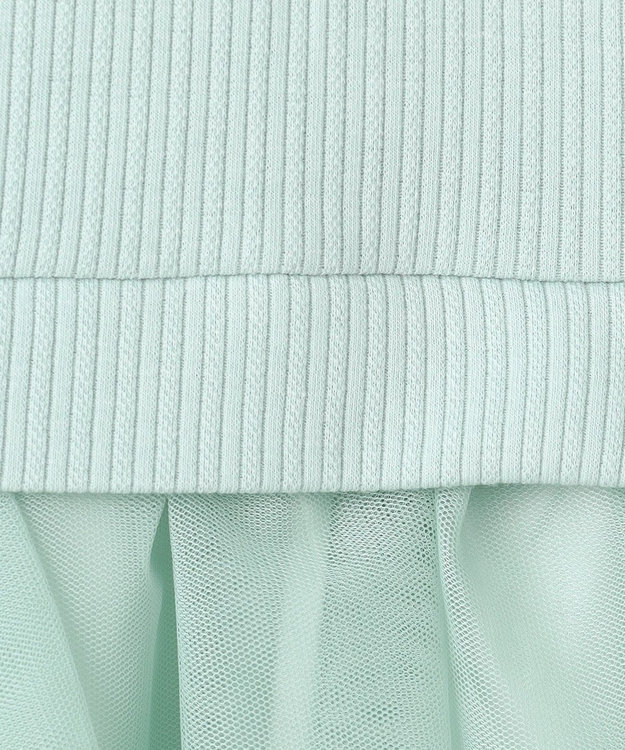 ANY KIDS 裏起毛 ネックレス トレーナー ミント