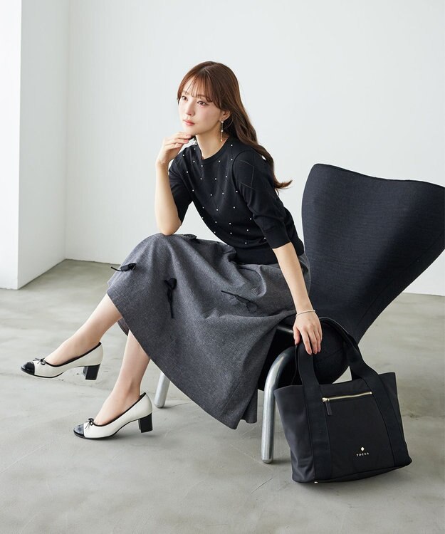 TOCCA TULIP FLUFF スカート グレー系