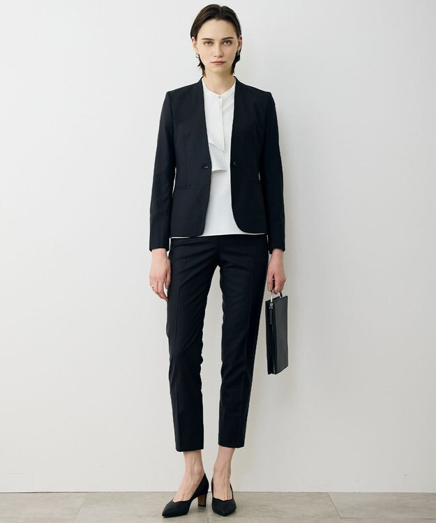 ICB 【新色追加・セットアップ対応】Bahariye スティックパンツ ネイビーストライプ系