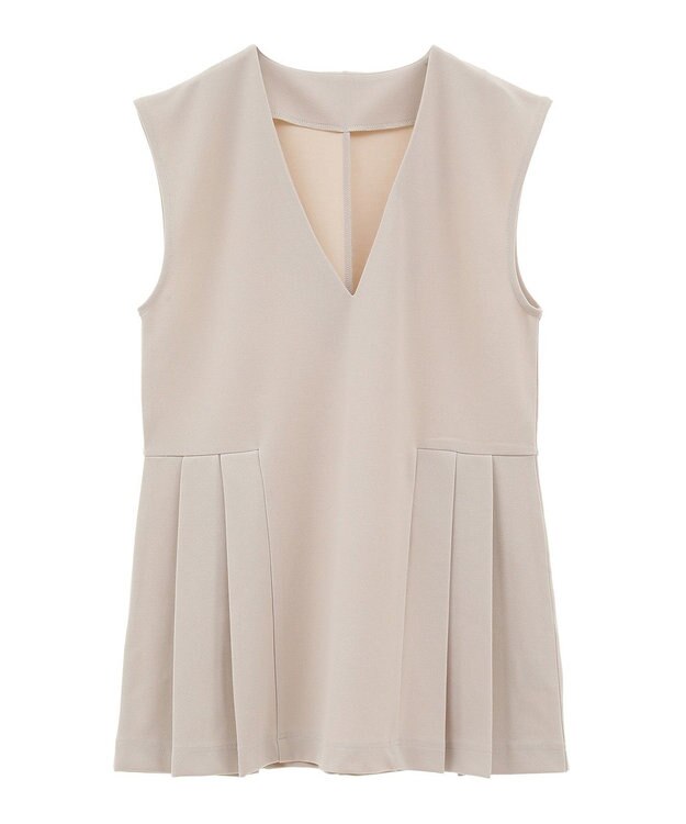 Green Parks ・Ｐｅｔｉｔ　Ｆｌｅｕｒ　サイドプリーツベスト Ivory