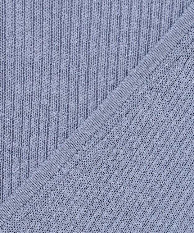 ANY SIS リブショートレングス カーディガン ブルー