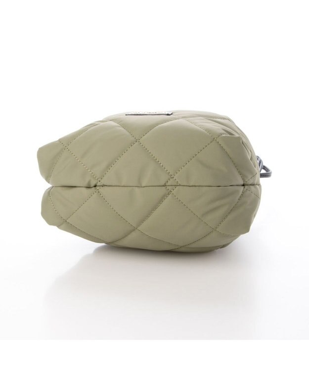 LA BAGAGERIE ドローストリング×キルト2WAYトート SSサイズ カーキ