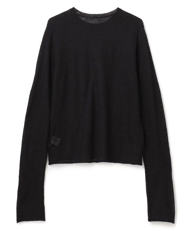BEIGE， PROTAGONISTA / シアーモヘアニット Black