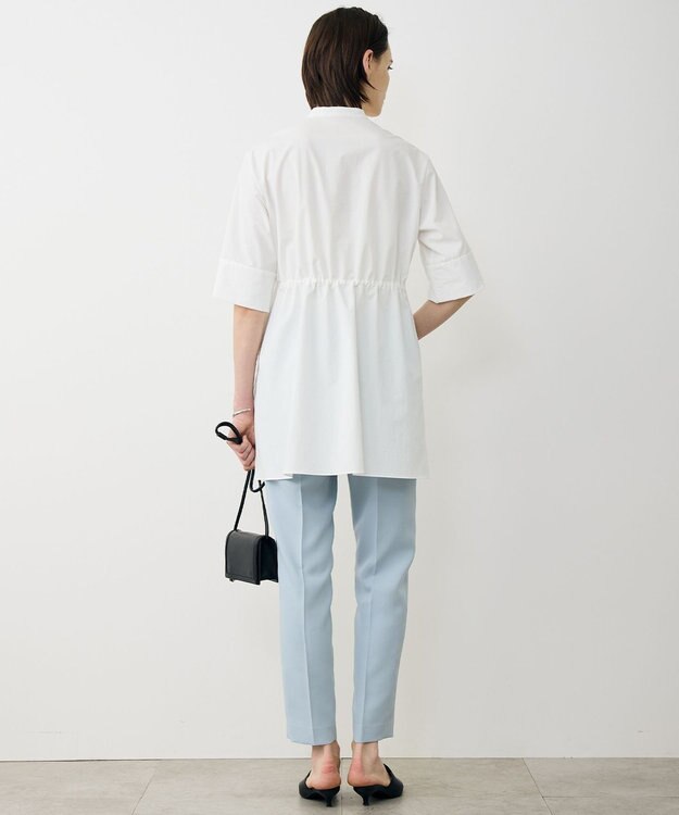 ICB 【先行予約】 ヴィンテージスパンブロード デザインブラウス オフホワイト