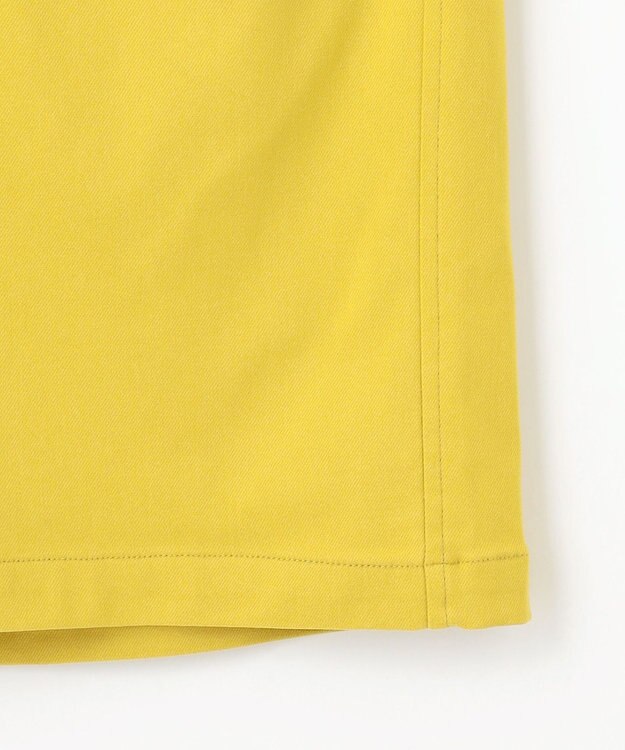 ANY L 【手洗い可/ウエストゴム】裏起毛ハイストレッチタイトスカート イエロー