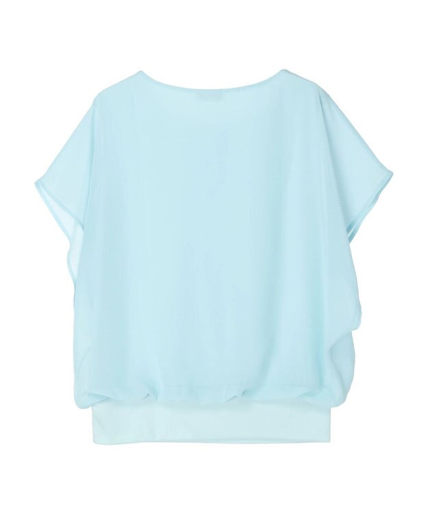 earth music&ecology シアードッキングドルマンブラウス Sax