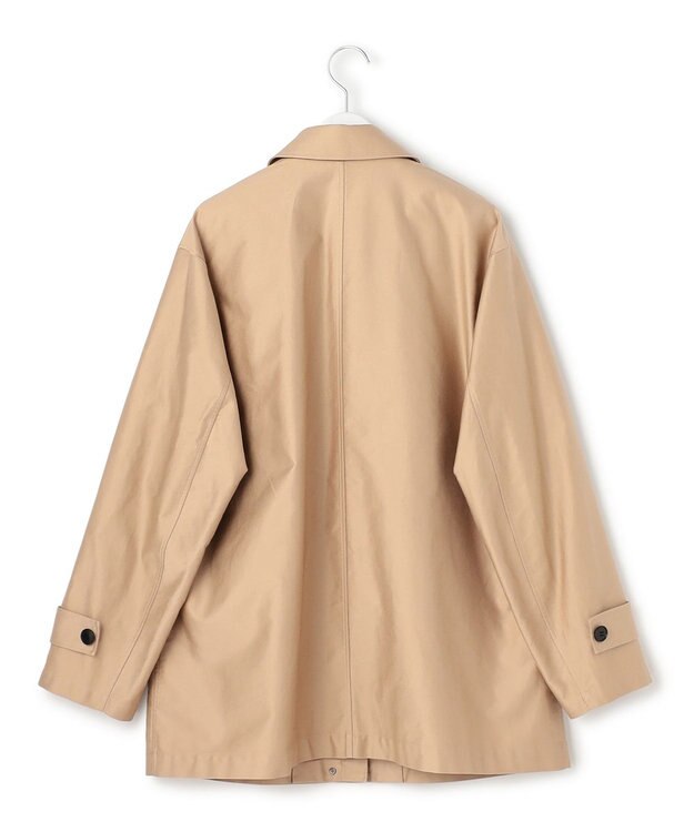 ICB L 【配色襟取り外し可能】ライトモールスキン キルトライナー付きバーンジャケット チノ