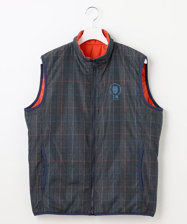 23区GOLF 【MEN】【ストレッチ/撥水】マルチウェイ ブルゾン＆リバーシブルベスト キャメル系