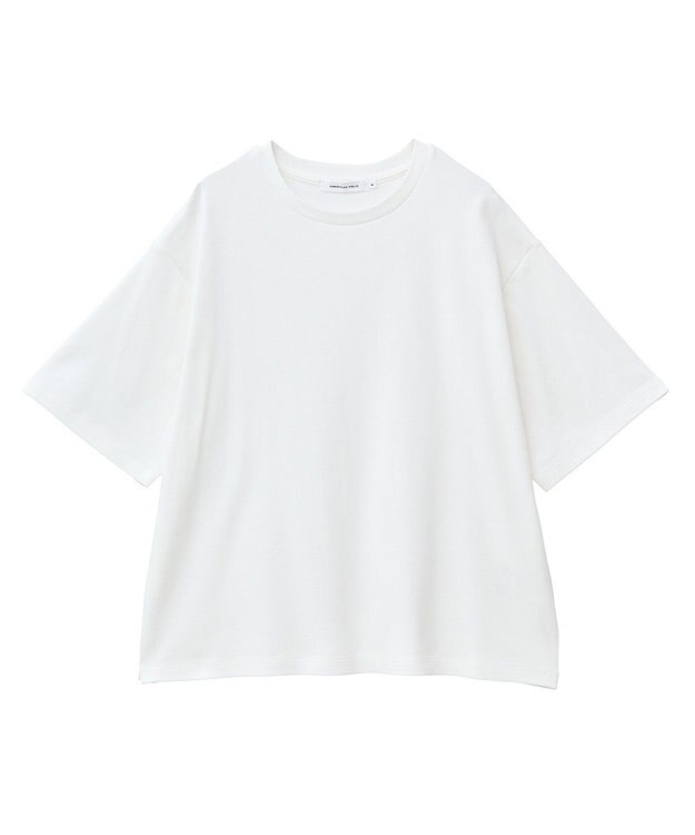 AMERICAN HOLIC 【接触冷感】スムースルーズクルーネックＴシャツ Off White