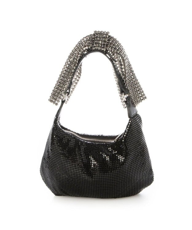 UNBILLION カカトゥ kakatoo / ビジューリボン2wayバッグ ブラック