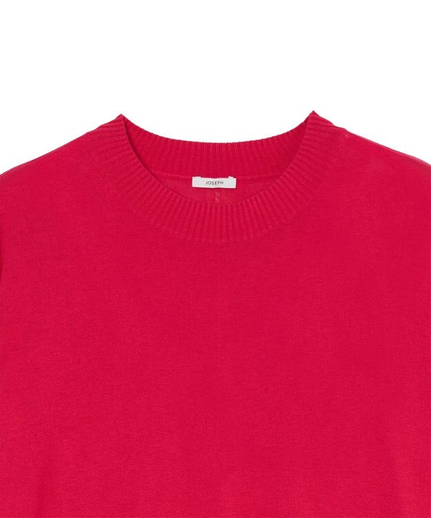 JOSEPH スーパーファインシルク　ニットトップ Fuchsia