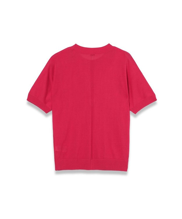 JOSEPH スーパーファインシルク　ニットトップ Fuchsia