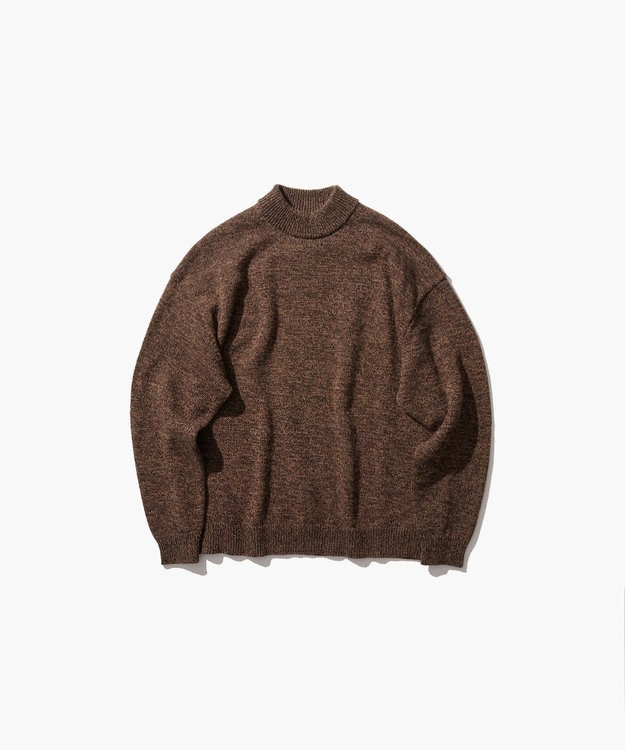 BABY WOOL MOULINE | モックネックセーター - UNISEX / ATON