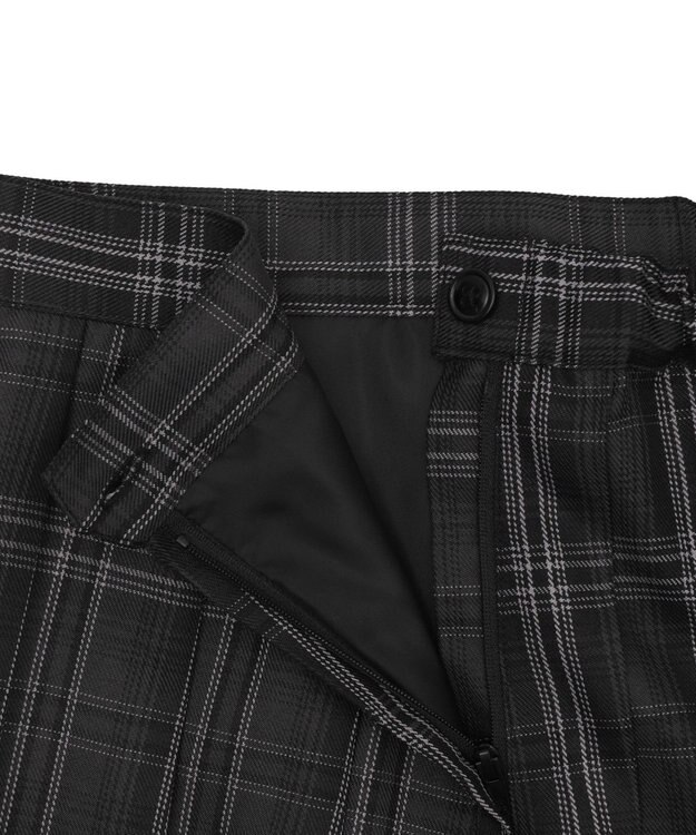 WEGO 【SCHOOLITEM】スクールプリーツスカート ブラックチェック1