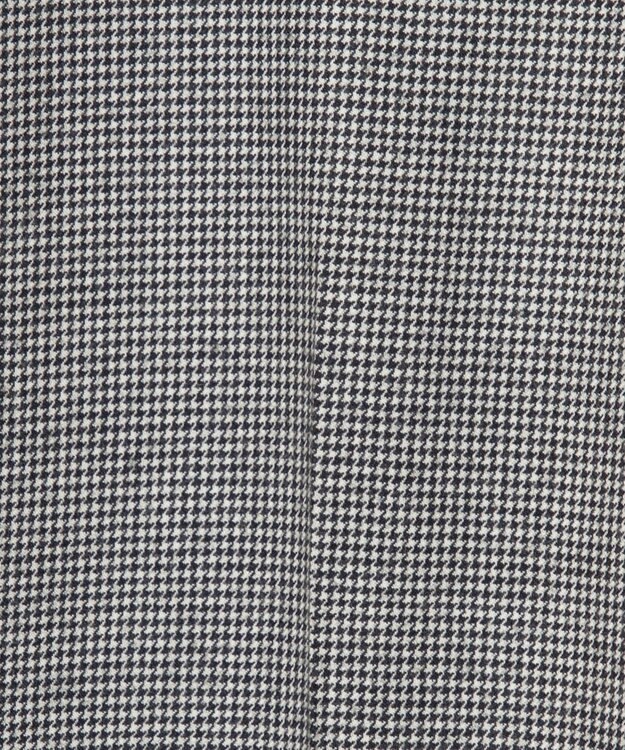 J.PRESS MEN 【TREATMENT WOOL】ストレッチハウンドトゥース スラックス ブラック系8