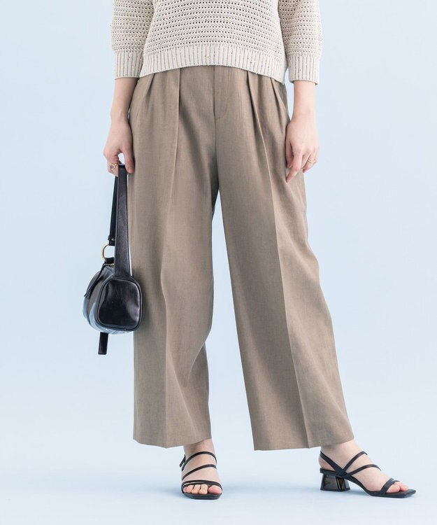 ONWARD Reuse Park 【自由区】パンツ春夏 ブラウン