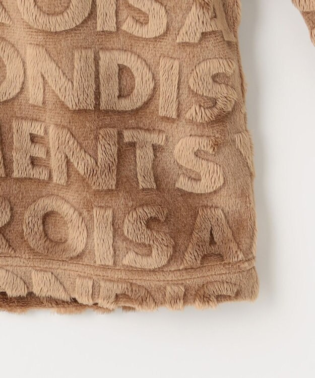 23区GOLF 【WOMEN】フェイクファーロゴモックネック ベージュ系