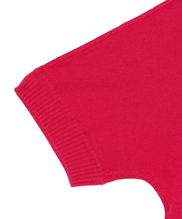 JOSEPH スーパーファインシルク　ニットトップ Fuchsia