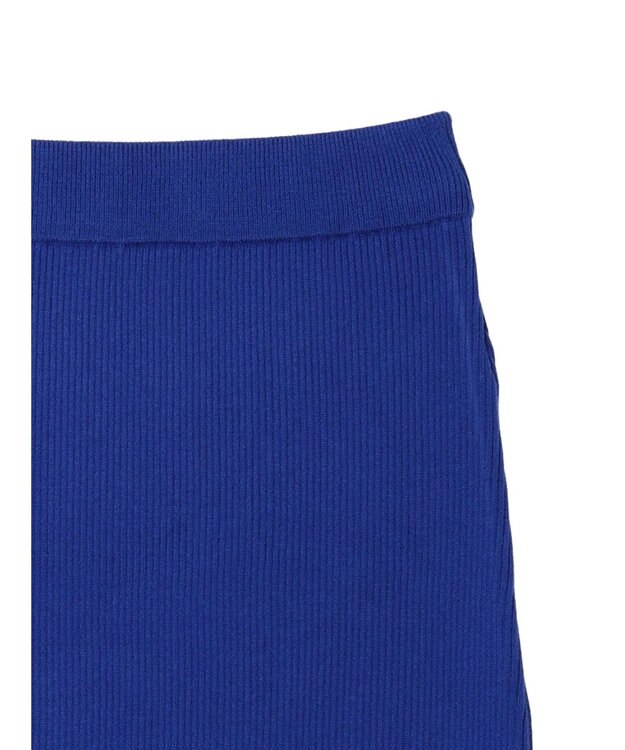 CRAFT STANDARD BOUTIQUE アンチピリングリブニットスカート Blue